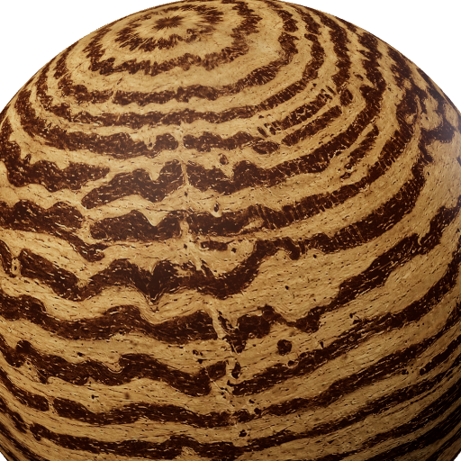 Chicken-wing wood event bead