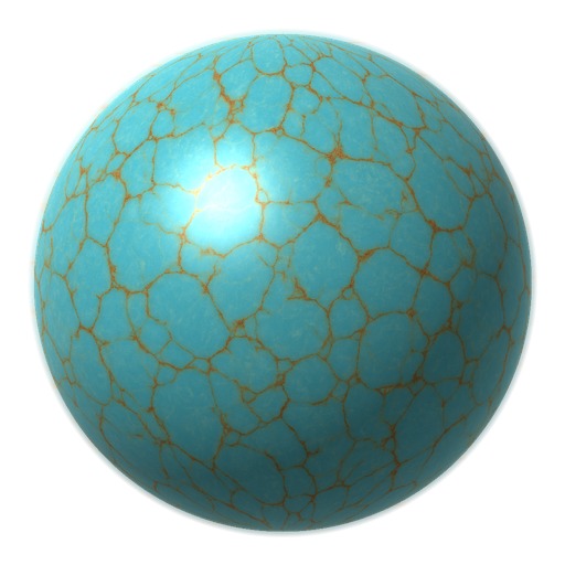 Turquoise event bead